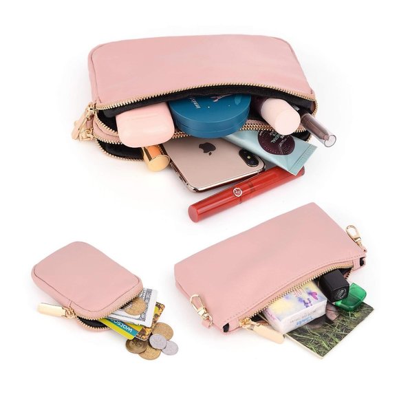 Small-Crossbody-Bags-for-Women 3 in 1 Multipurpose Shoulder Purse - Picture 3 of 9